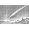 M11_Punktmalerei_-_Vorbeiziehender_Komet_am_Himmel
