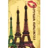 Malen nach Zahlen - Postkarte aus Paris