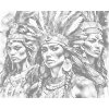 M11_Punktmalerei_-_Drei_schöne_Indianerfrauen