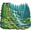 M11_Diamond_painting_-_Wasserfall_in_der_Natur_3