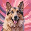 M11_Malen_nach_Zahlen_-_Deutscher_Schäferhund_in_Rosatönen