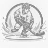 M11_Punktmalerei_-_Eishockeyspieler