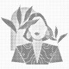 M11_Punktmalerei_-_Illustration_-_Moderne_Frau
