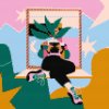 M11_Diamond_painting_-_Illustration_-_Fräulein_am_Fenster