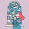 M11_Diamond_painting_-_Illustration_-_Tee_am_Fenster