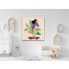 M3_Diamond_painting_-_Illustration_-_Frau_auf_dem_Skateboard