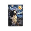 Malen_nach_Zahlen_Vincent_Van_Gogh_-_Sternennacht_und_der_Border_Collie_M2