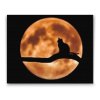 Diamond Painting - Katze bei Vollmond