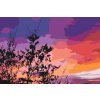 Malen nach Zahlen - Bunter Himmel