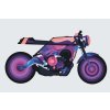 Malen nach Zahlen - Stylisches Motorrad