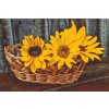 Diamond Painting - Korb mit Sonnenblumen