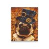 Diamond Painting - Mops mit Hut