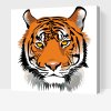 Malen nach Zahlen - Tigerkopf