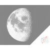 Punktmalerei - Der Mond im Schatten