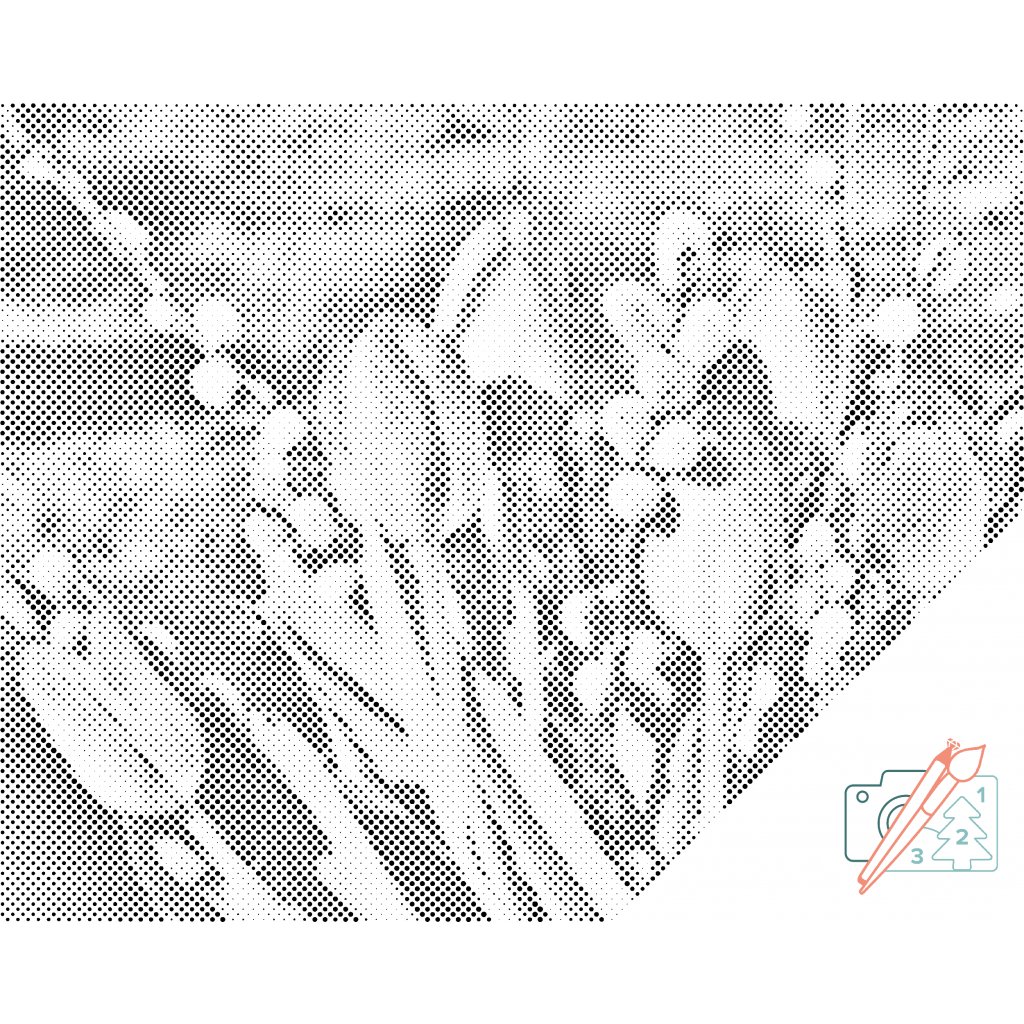 Punktmalerei - Tulpen