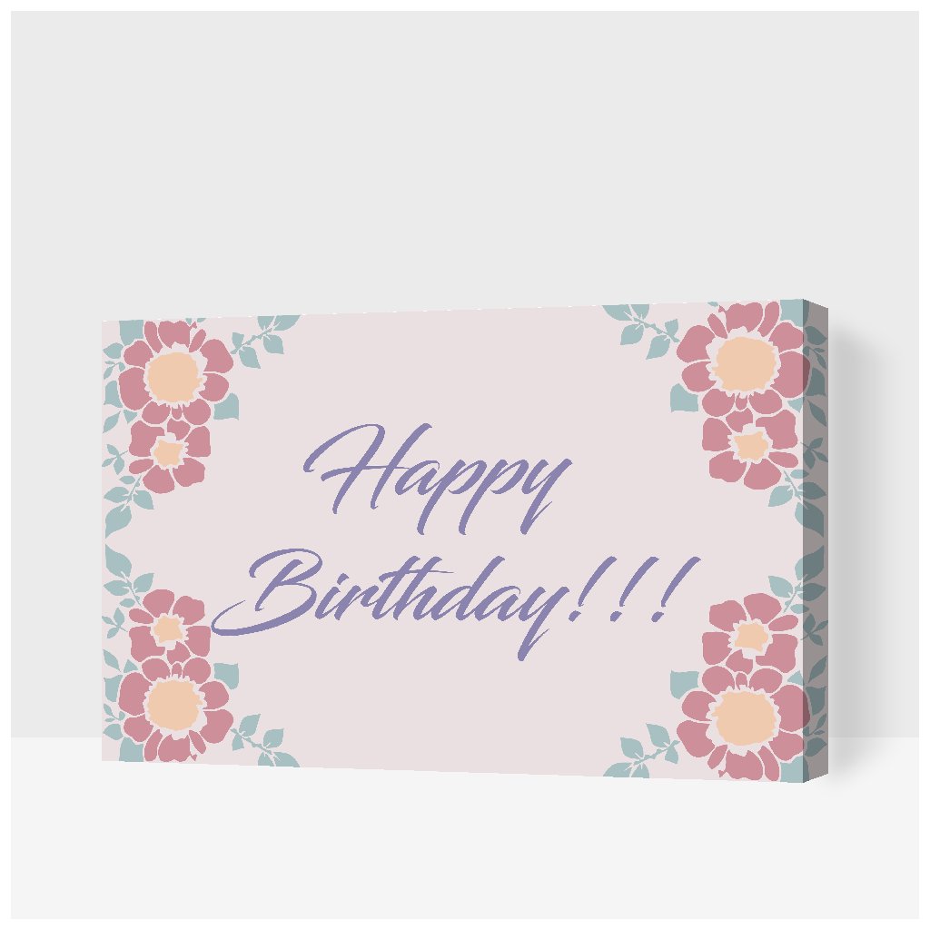 Malen nach Zahlen - Alles Gute zum Geburtstag