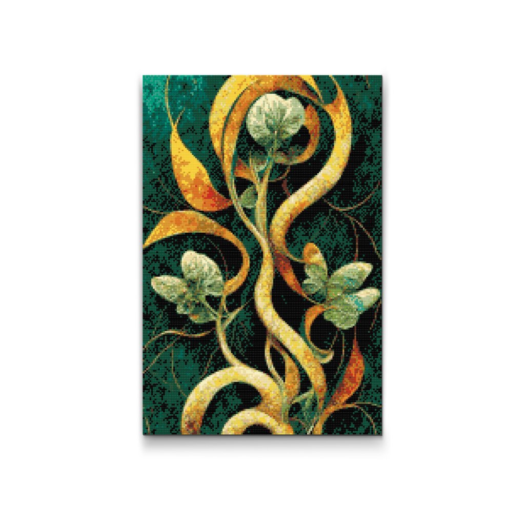 Diamond Painting - Abstrakte Blume