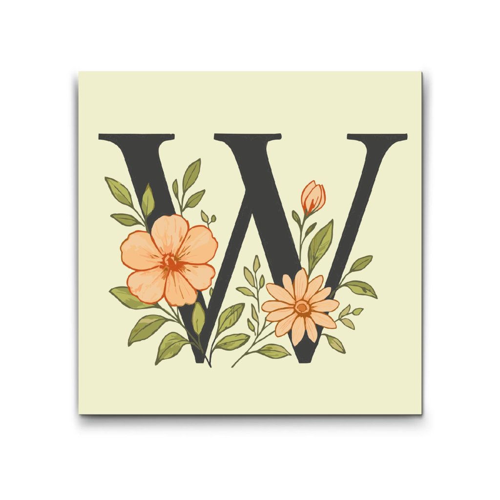 M2_Malen_nach_Zahlen_-_Buchstabe_W_-_Blumenmuster