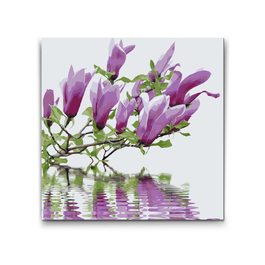 Malen_nach_Zahlen_Magnolie_im_Wasser_M2