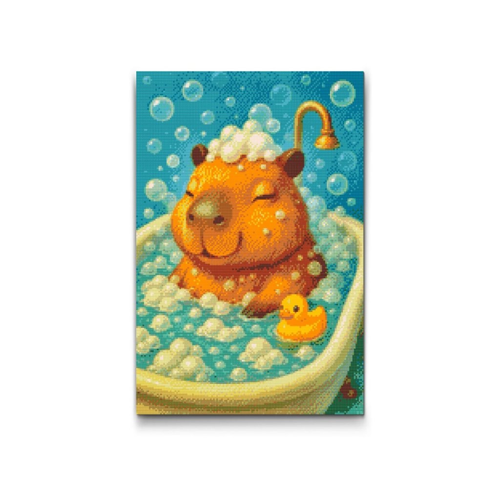 Diamond_Painting_Capybara_in_der_Badewanne_M2