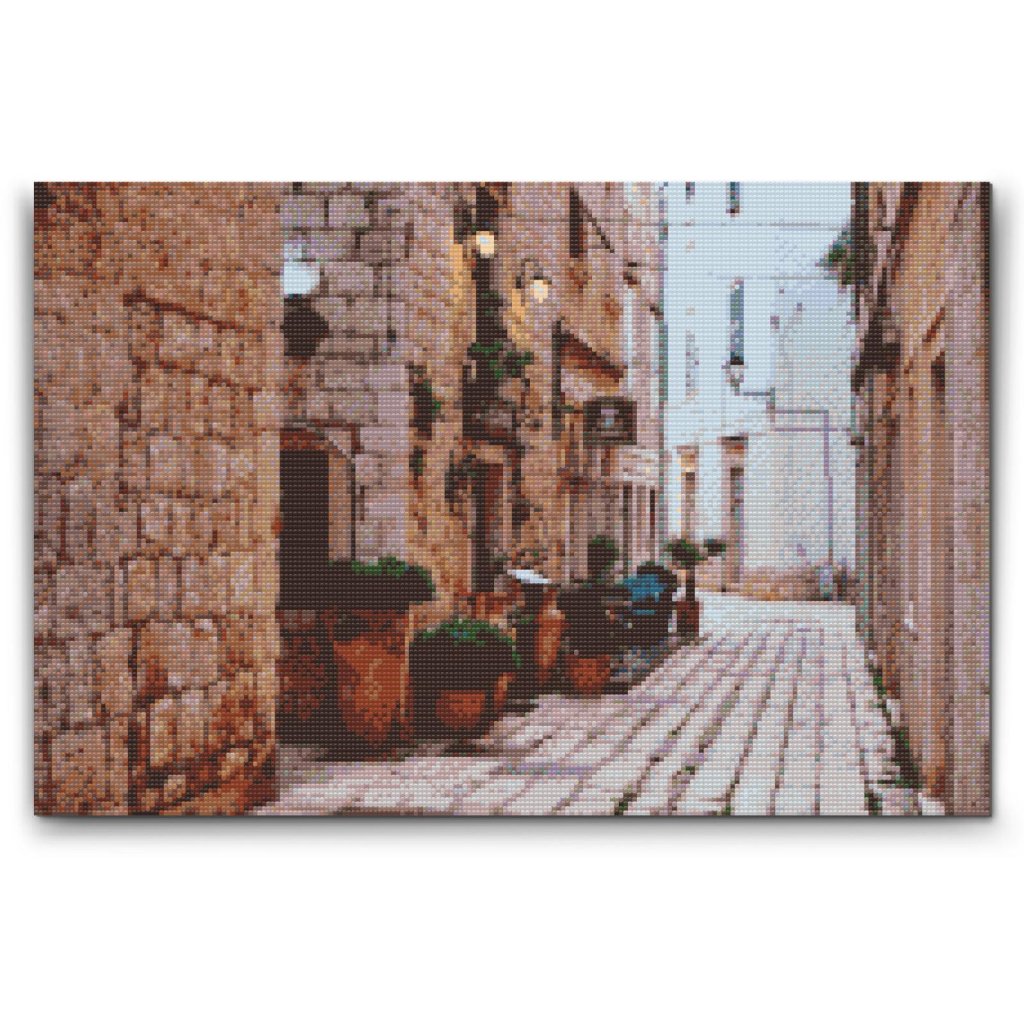 Diamond_Painting_Blick_in_die_Strasse_-_Kroatien_M2