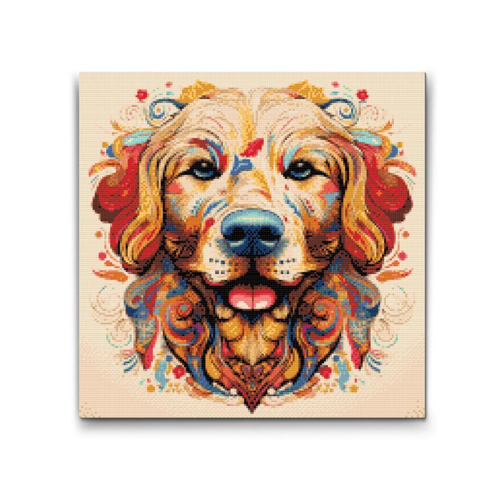Diamond_Painting_Mandala_Hund_Golden_Retriever_M2