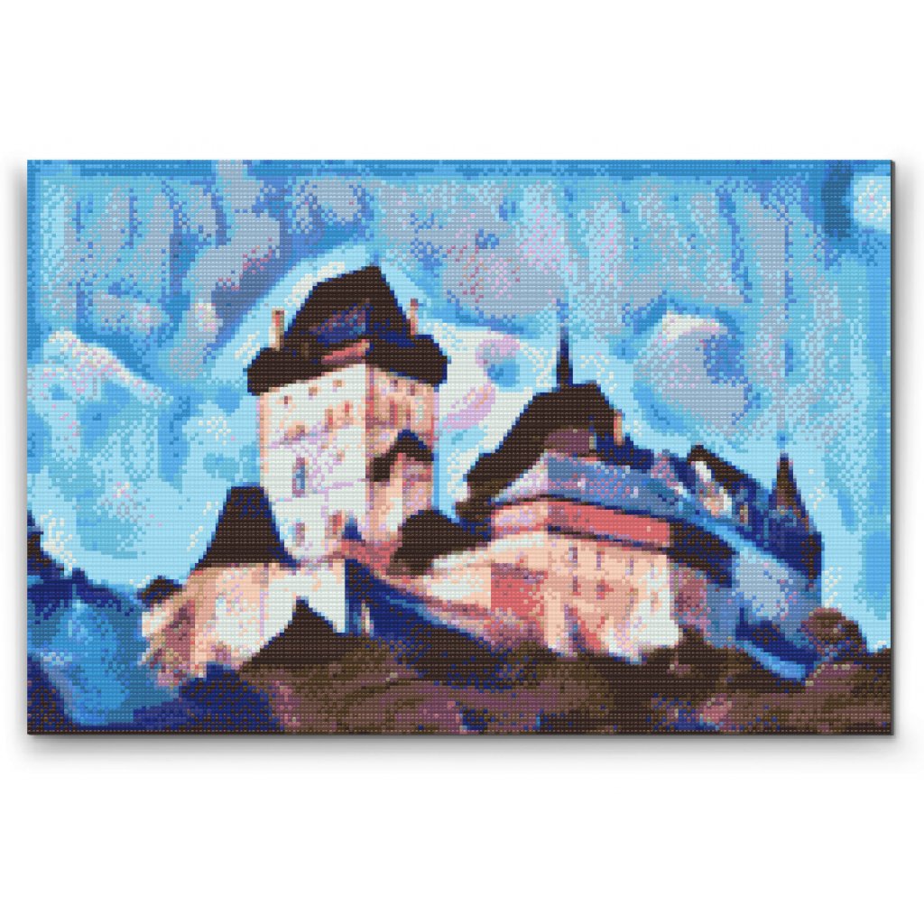 Diamond painting - Karlstein (Bohemia)