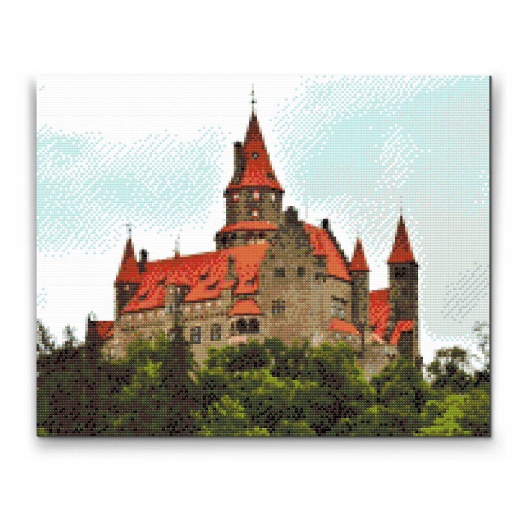 Diamond painting - Burg Busau (Bohemia)