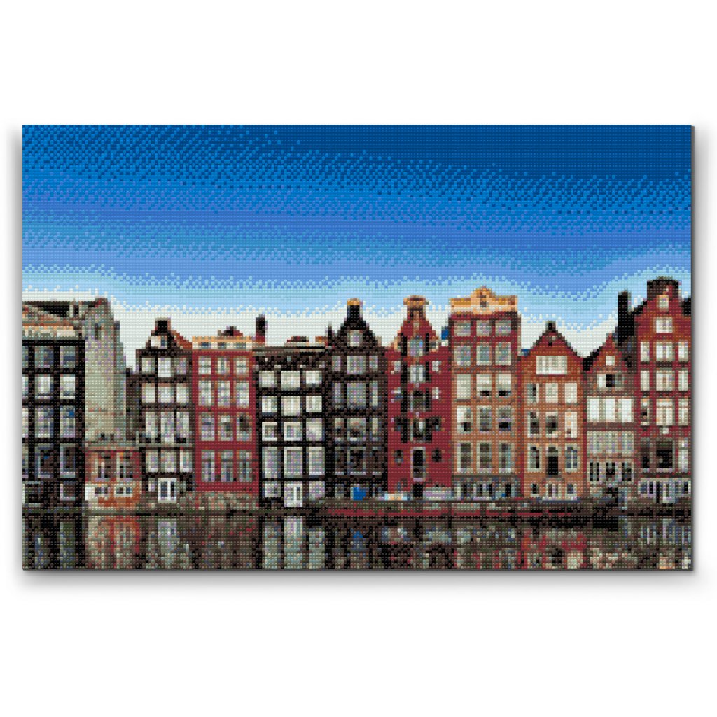 Diamond painting - Häuser in Amsterdam 2