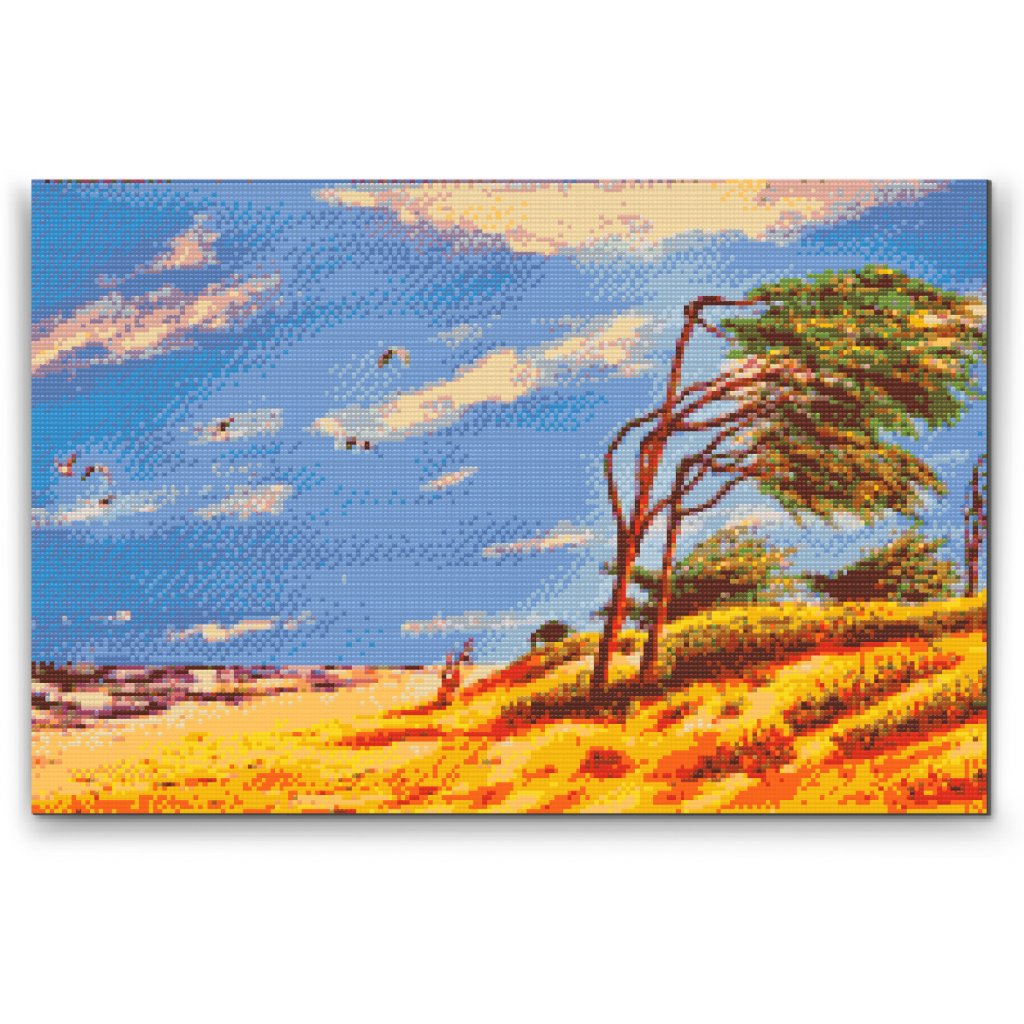 Diamond painting - Verlassener Strand