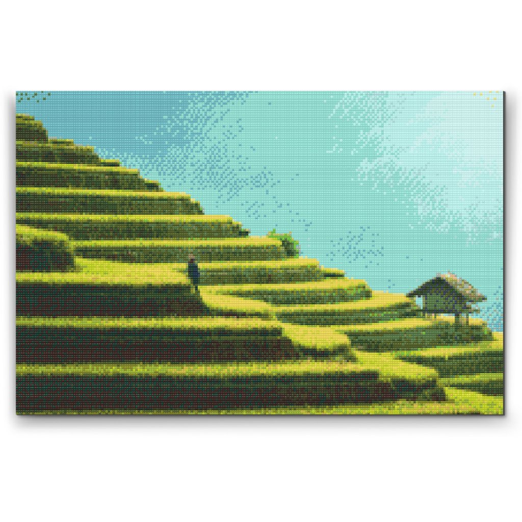 Diamond painting - Reisterrassen