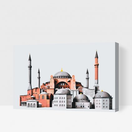 Malen nach Zahlen - Hagia Sophia