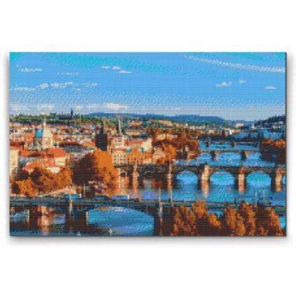 Diamond Painting - Ansicht von Prag