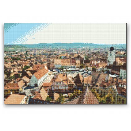 Diamond Painting - Sibiu, Rumänien