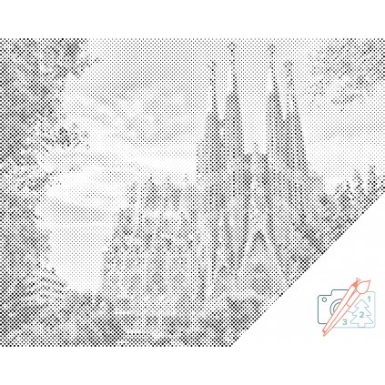 Punktmalerei - Sagrada Familia