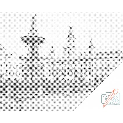 Punktmalerei - Premysl-Otakar-II-Platz