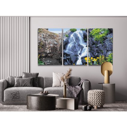 Malen nach Zahlen - Magischer Wasserfall (3er-Set)