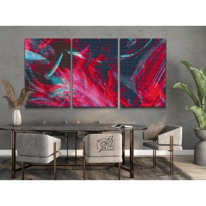 Diamond Painting - Abstrakter Hintergrund (3er-Set)