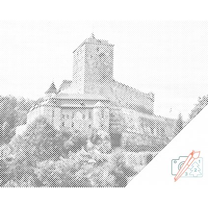 Punktmalerei - Schloss Kost