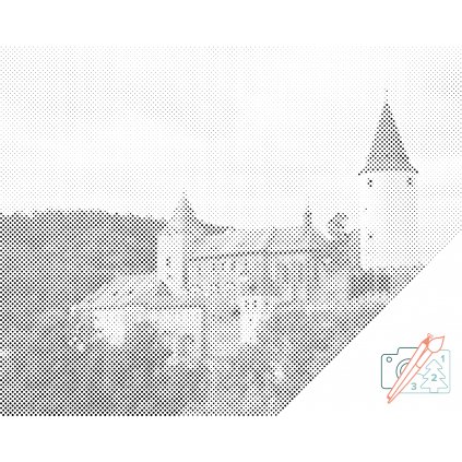 Punktmalerei - Schloss Křivoklát