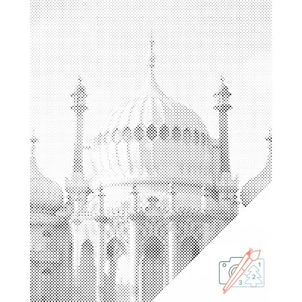 Punktmalerei - Königlicher Pavillon, Brighton - England