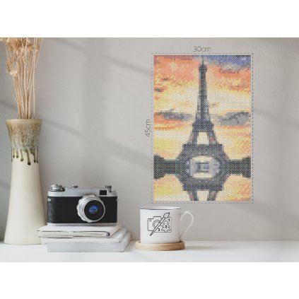 Bügelperlen - Der Eiffelturm