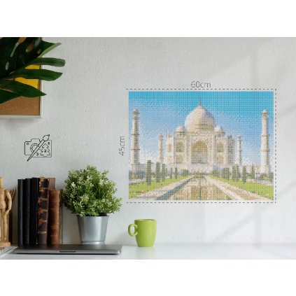 Bügelperlen - Der Taj Mahal