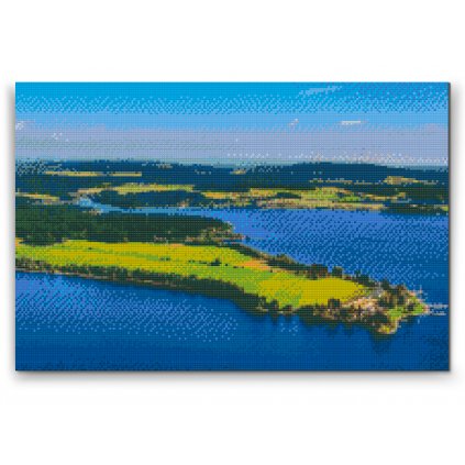 Diamond Painting - Stausee Lipno 2