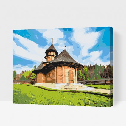 Malen nach Zahlen - Kloster Sihastria, Rumänien 2