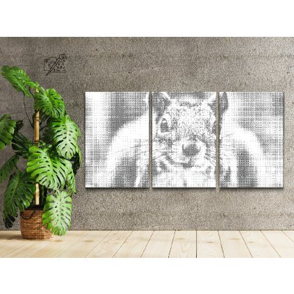 Punktmalerei - Eichhörnchen (3er-Set)