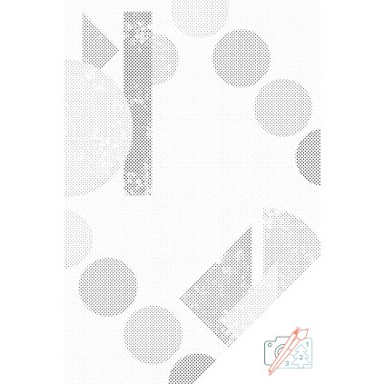 Punktmalerei - Geometrisches Muster