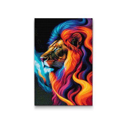 Diamond Painting - Majestätischer Löwe