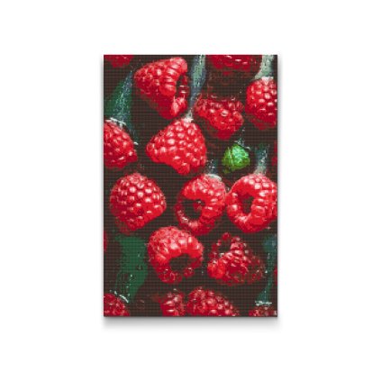 Diamond Painting - Saftige Himbeeren
