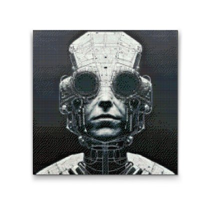 Diamond Painting - Mann aus der Zukunft